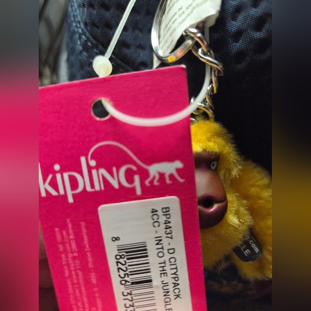 Kipling Jungle Book Black Backpack - Picture 4 of 4